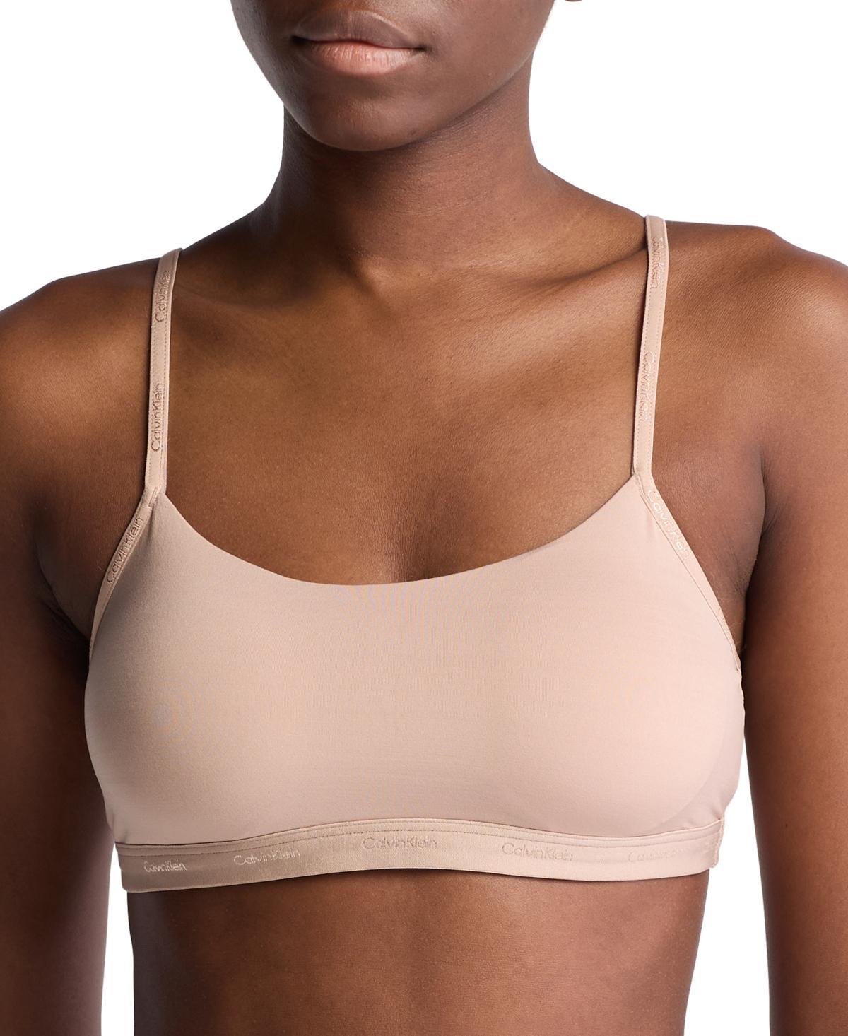 Calvin Klein Womens Lightly Lined Bralette QF7554 Product Image