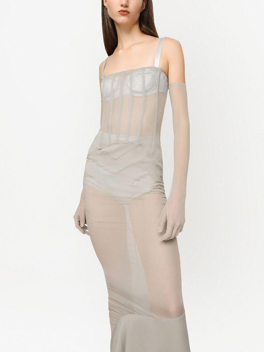 Asymmetrisches Kleid In Grey Product Image