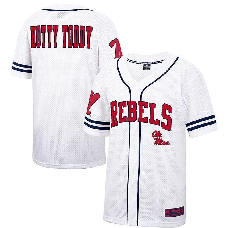 Mens Colosseum /Navy Ole Miss Rebels Free Spirited Baseball Jersey Product Image