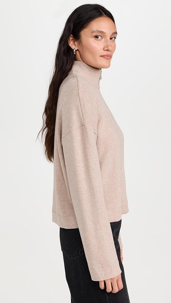 Madewell Cozy Handed Zip Up Sweatshirt | Shopbop Product Image