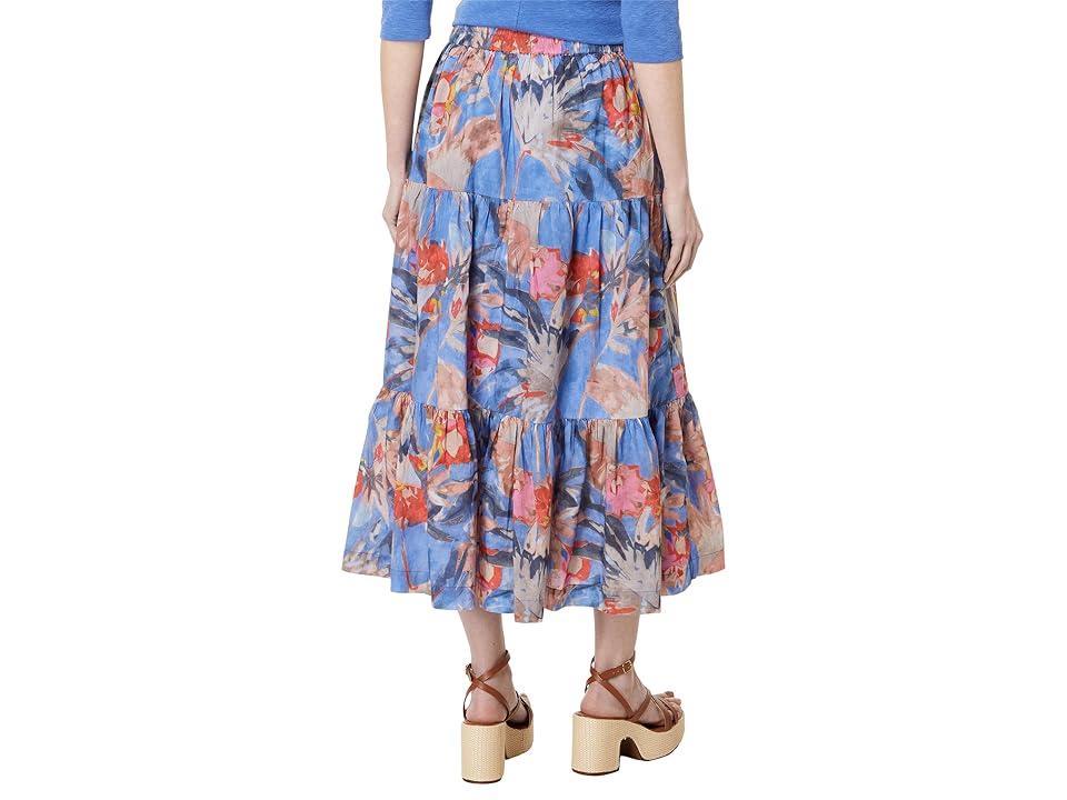 NIC+ZOE Dreamscape Tiered Skirt Multi) Women's Skirt product image