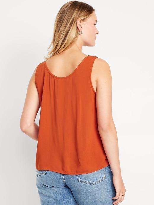 Sleeveless Shell Tank Product Image