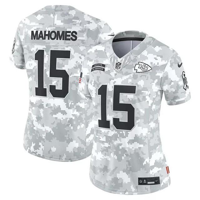 Womens Nike Patrick Mahomes Arctic Camo Kansas City Chiefs 2024 Salute to Service Limited Jersey Product Image