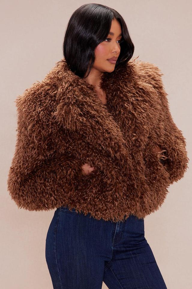 Tahoe Faux Fur Jacket - Brown Product Image