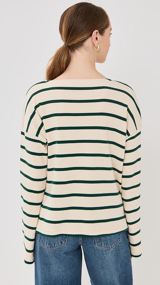 La Ligne Long Sleeve Breton Tee | Shopbop Product Image