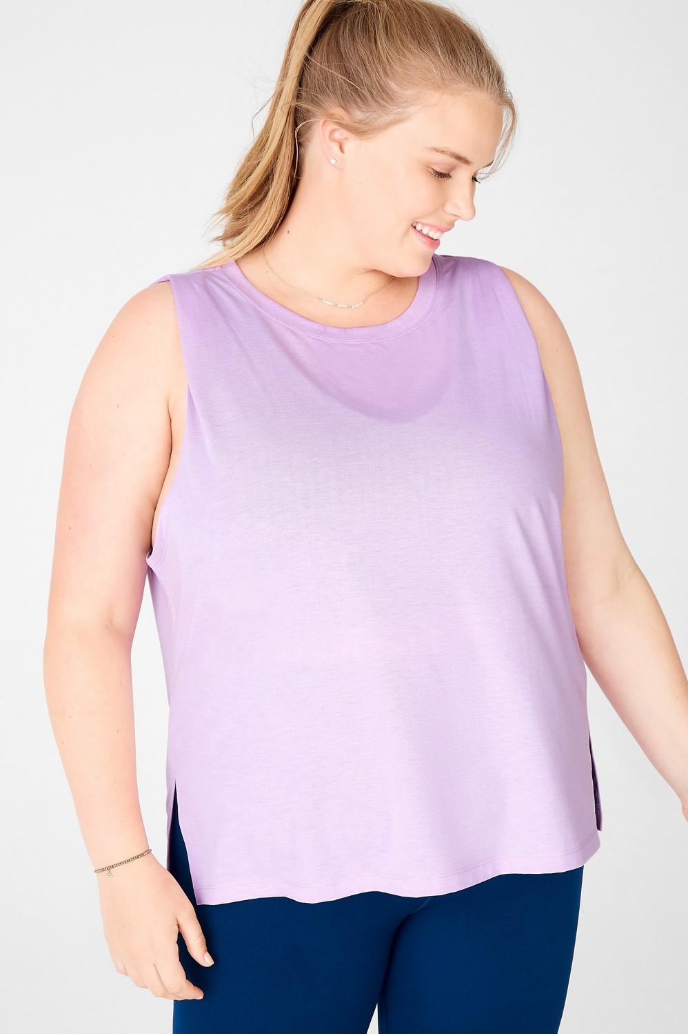 Fabletics Loveday Tank Womens purple plus Size 4X Product Image