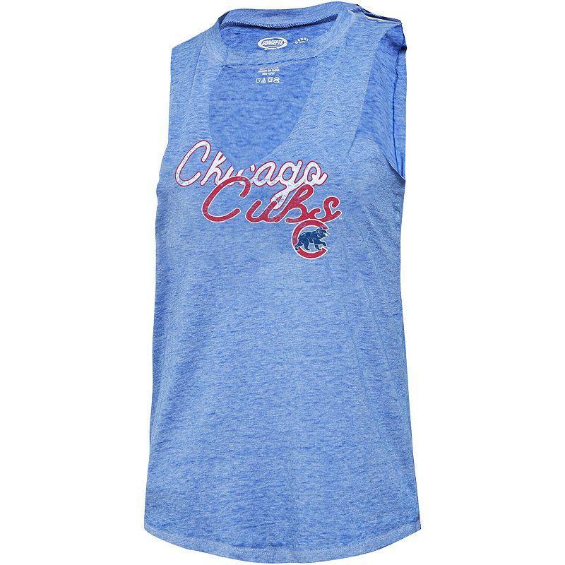 Womens Concepts Sport Royal Chicago Cubs Loyalty Choker Neck Tank Top Product Image