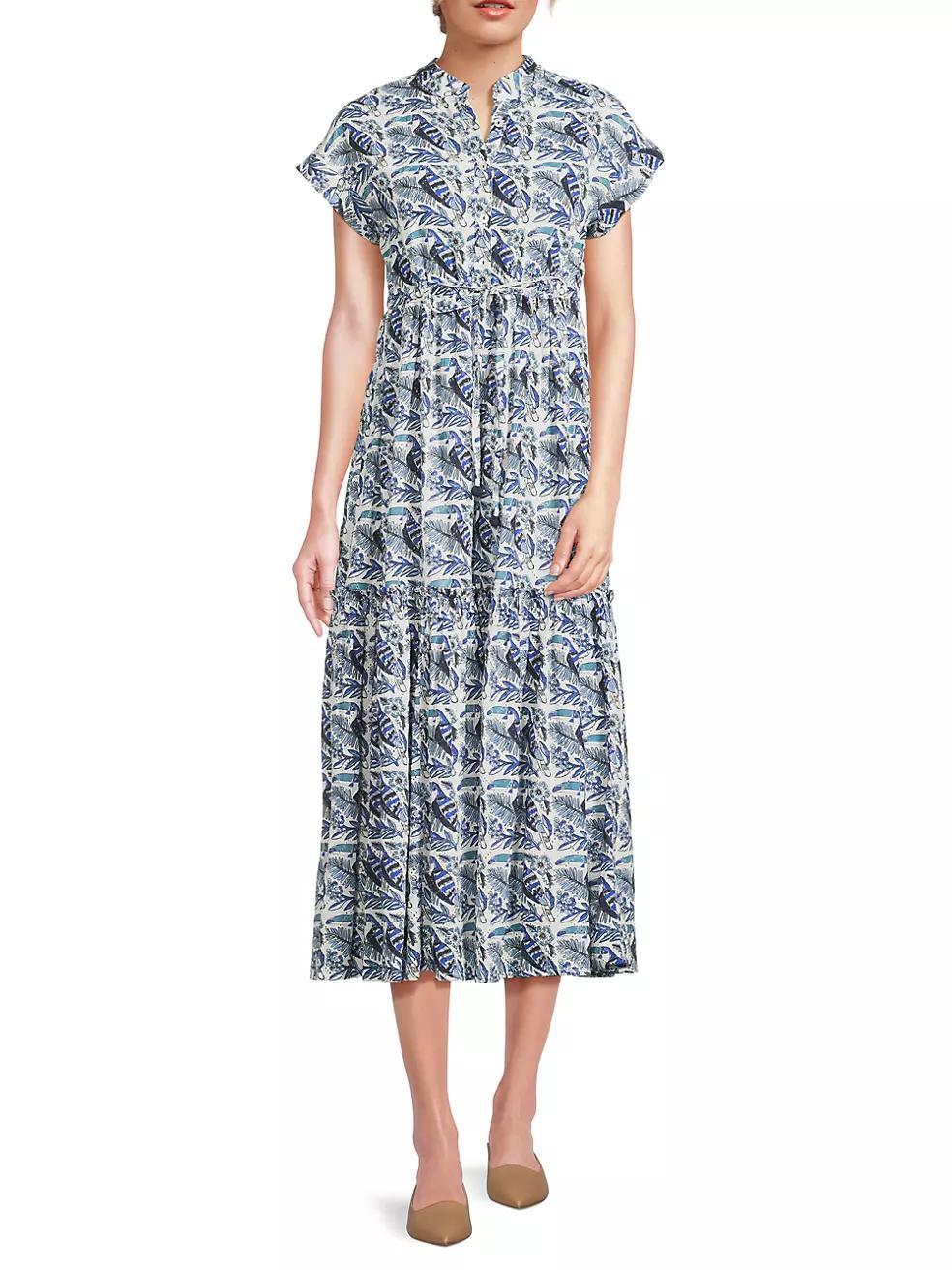 Mumi Broderie Maxi Dress Product Image