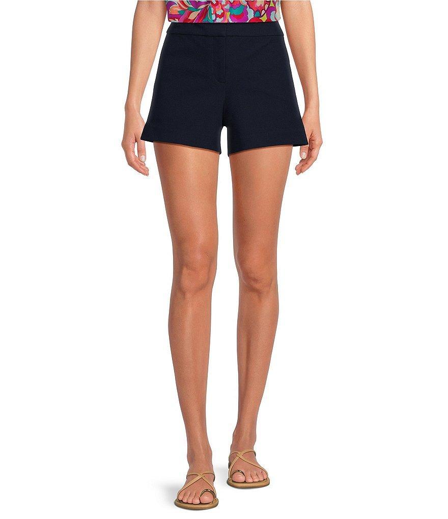 Trina Turk Corbin 2 Mid Rise Side Slit Pocketed Shorts Product Image