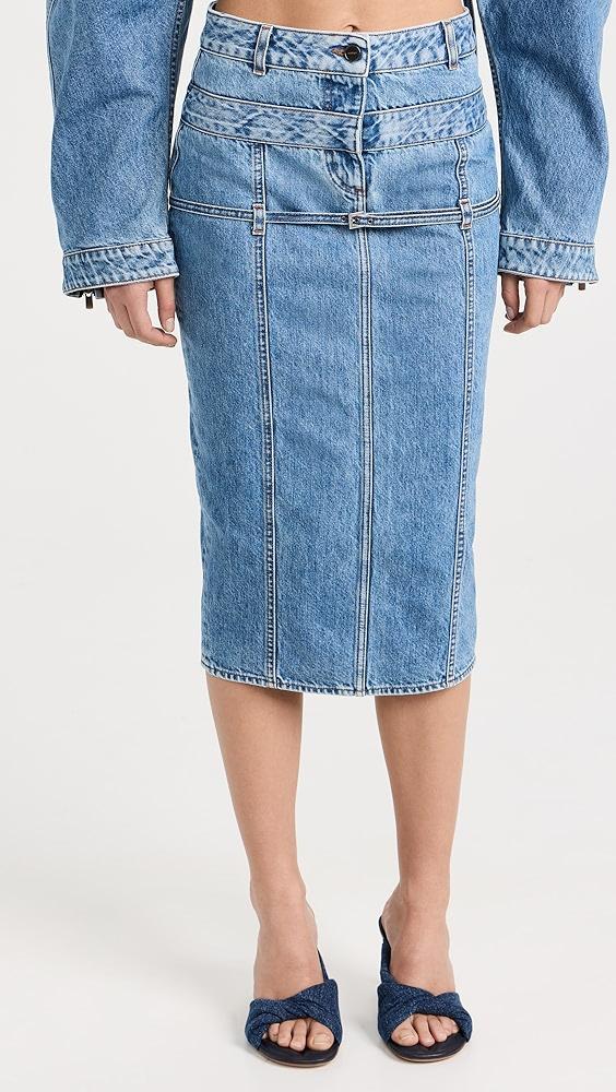 Jacquemus La Jupe De Nimes Criollo Skirt | Shopbop Product Image