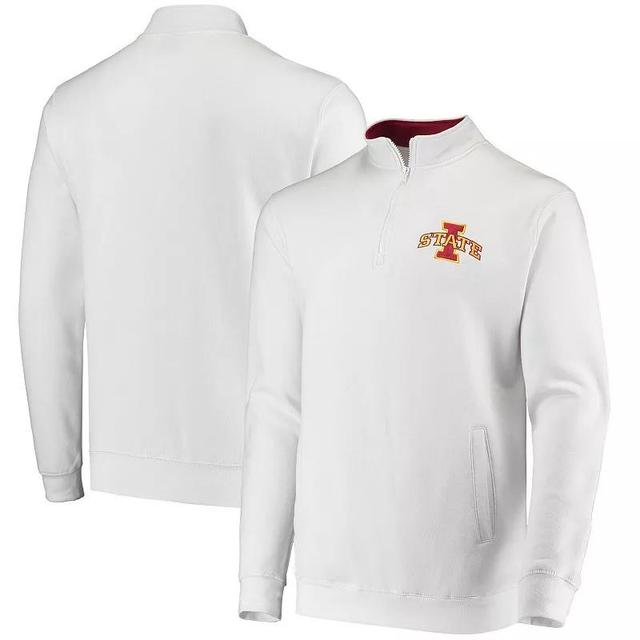 Mens White Iowa State Cyclones Tortugas Logo Quarter-Zip Jacket Product Image