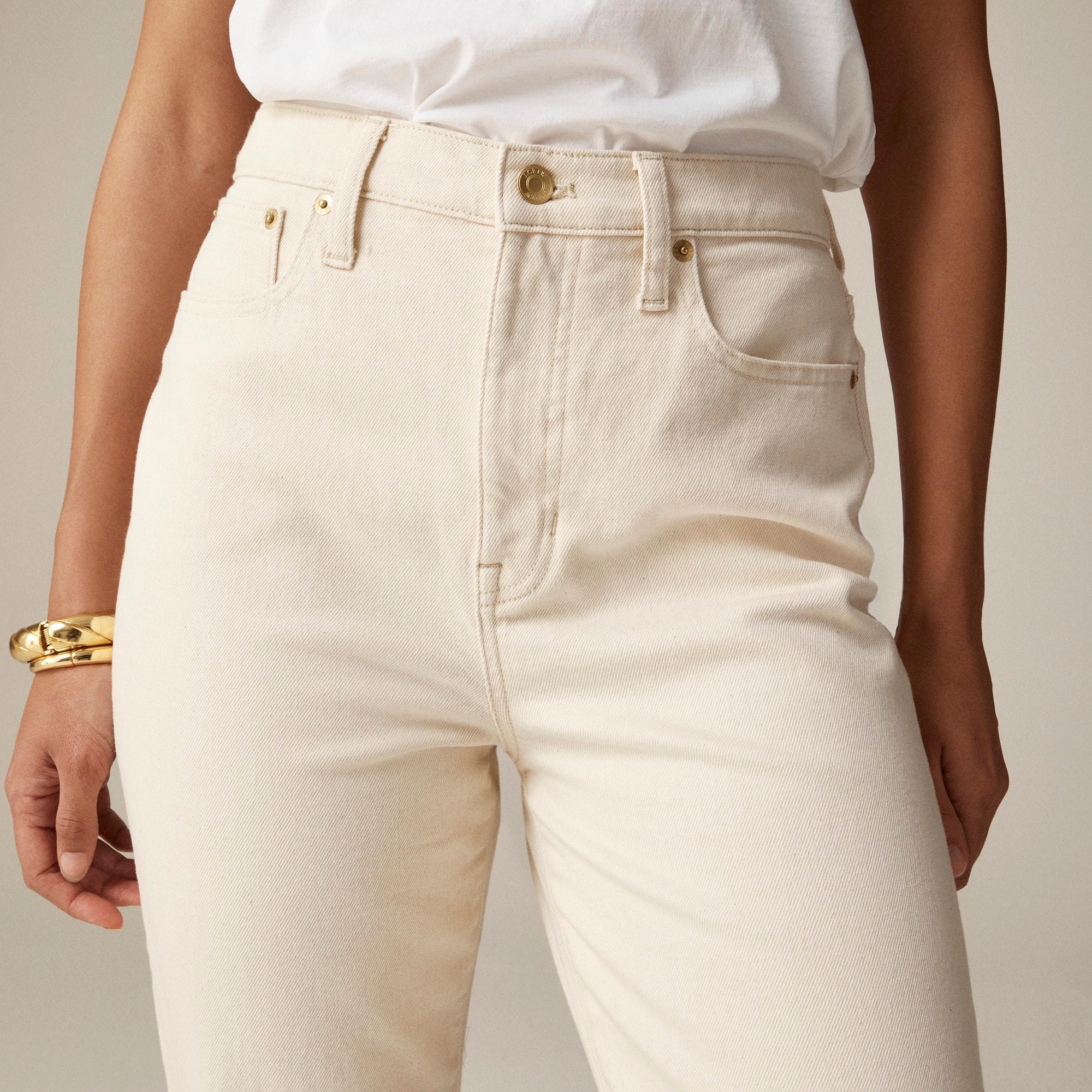 Classic straight jean in ecru Product Image