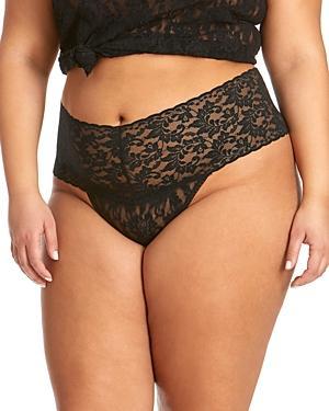 Hanky Panky Plus Retro Lace Thong Product Image