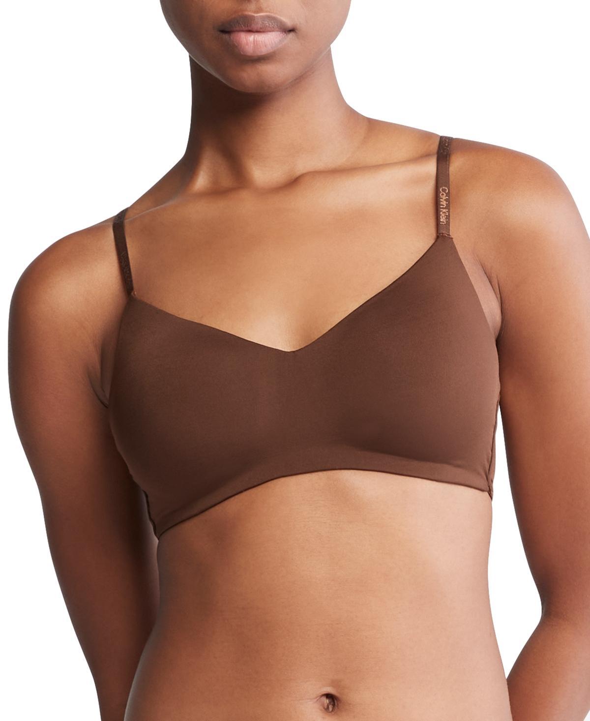 Calvin Klein Womens Form To Body Lightly Lined Bralette QF7618 Product Image