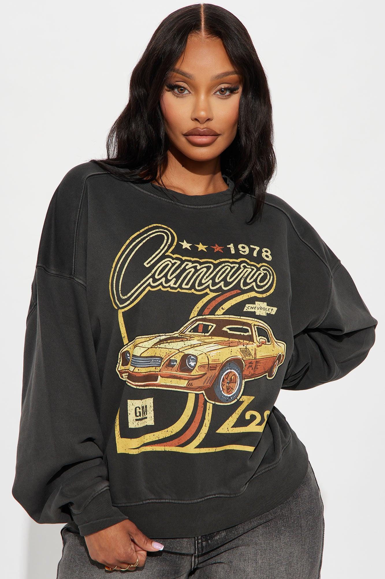 Camaro 1978 Crew Neck Sweatshirt - Black Wash Product Image