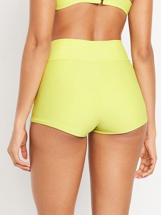 High-Waisted Swim Shorts -- 2-inch inseam Product Image