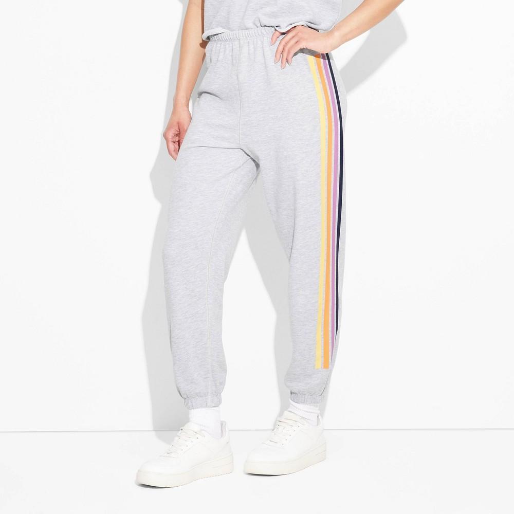 Womens Striped Graphic Joggers product image