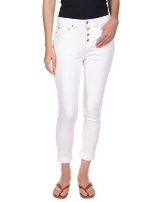 Michael Michael Kors Rolled-Hem Skinny Jeans Product Image