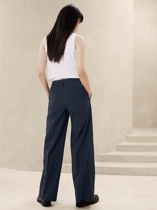 Sculpted Wide-Leg Trouser Product Image