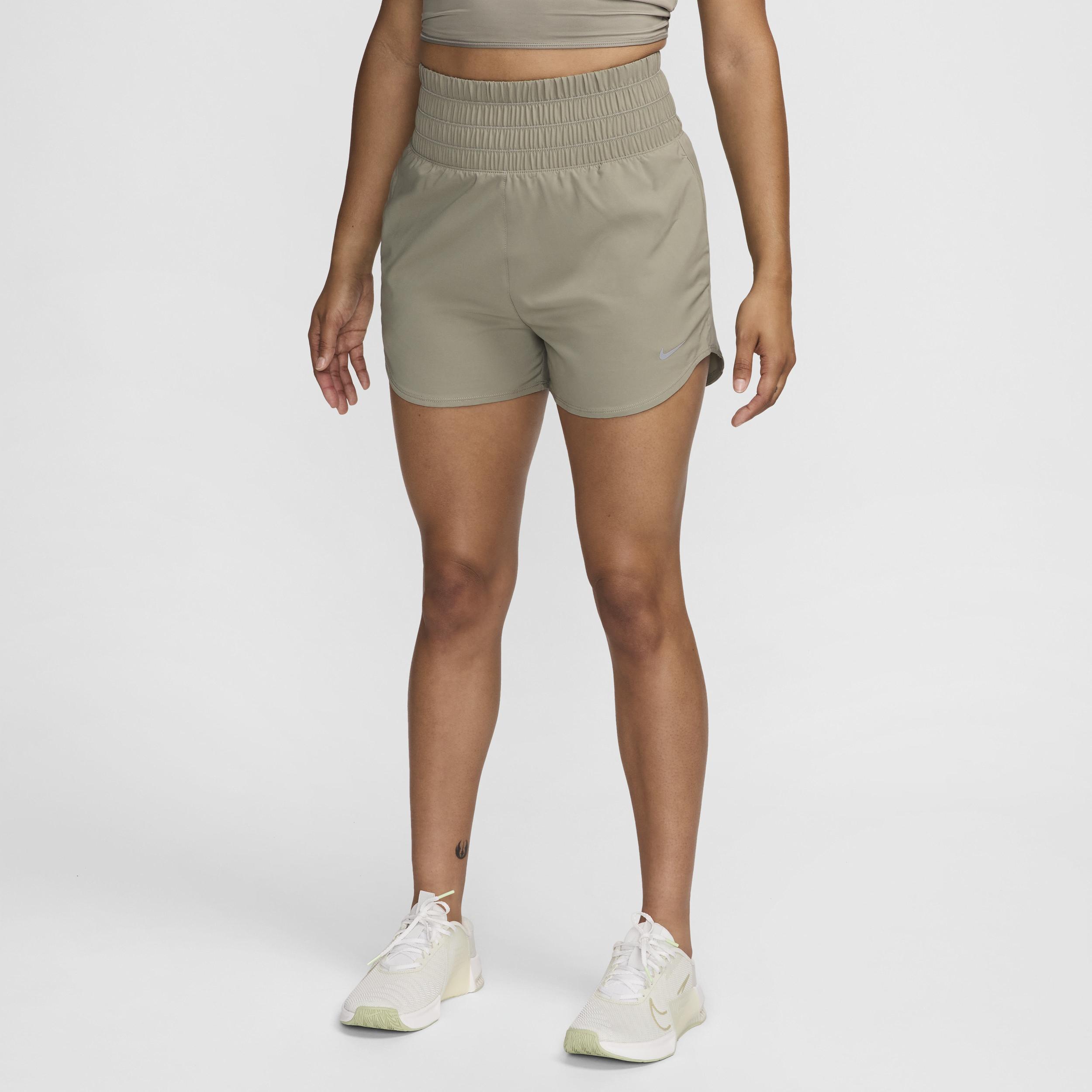 Nike Womens One Dri-FIT Ultra High-Waisted 3 Brief-Lined Shorts Product Image