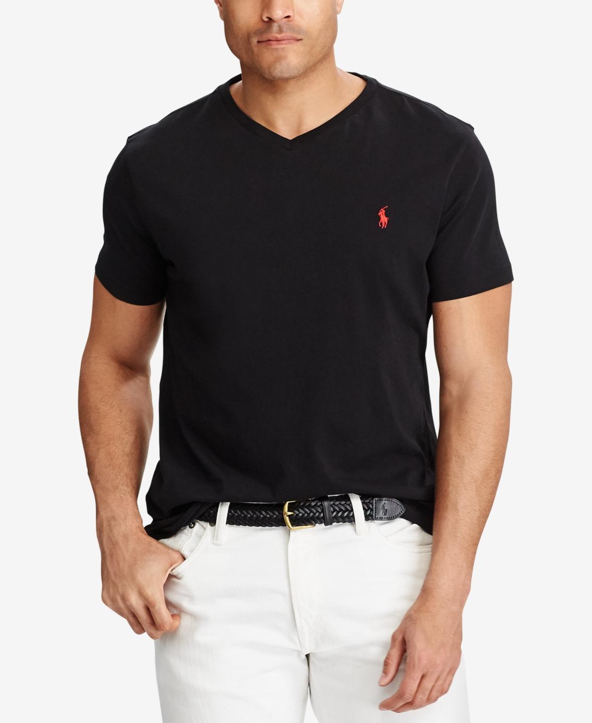 Polo Ralph Lauren Big  Tall Classic-Fit Short-Sleeve Cotton Jersey V-Neck T Product Image