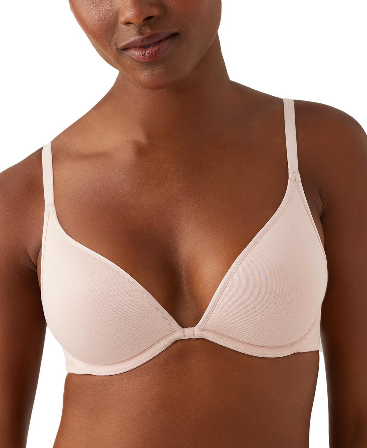 b.temptd by Wacoal Womens Cotton To A Tee Plunge Contour Bra 953272 Product Image