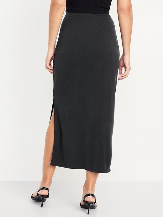 Ribbed Maxi Skirt Product Image