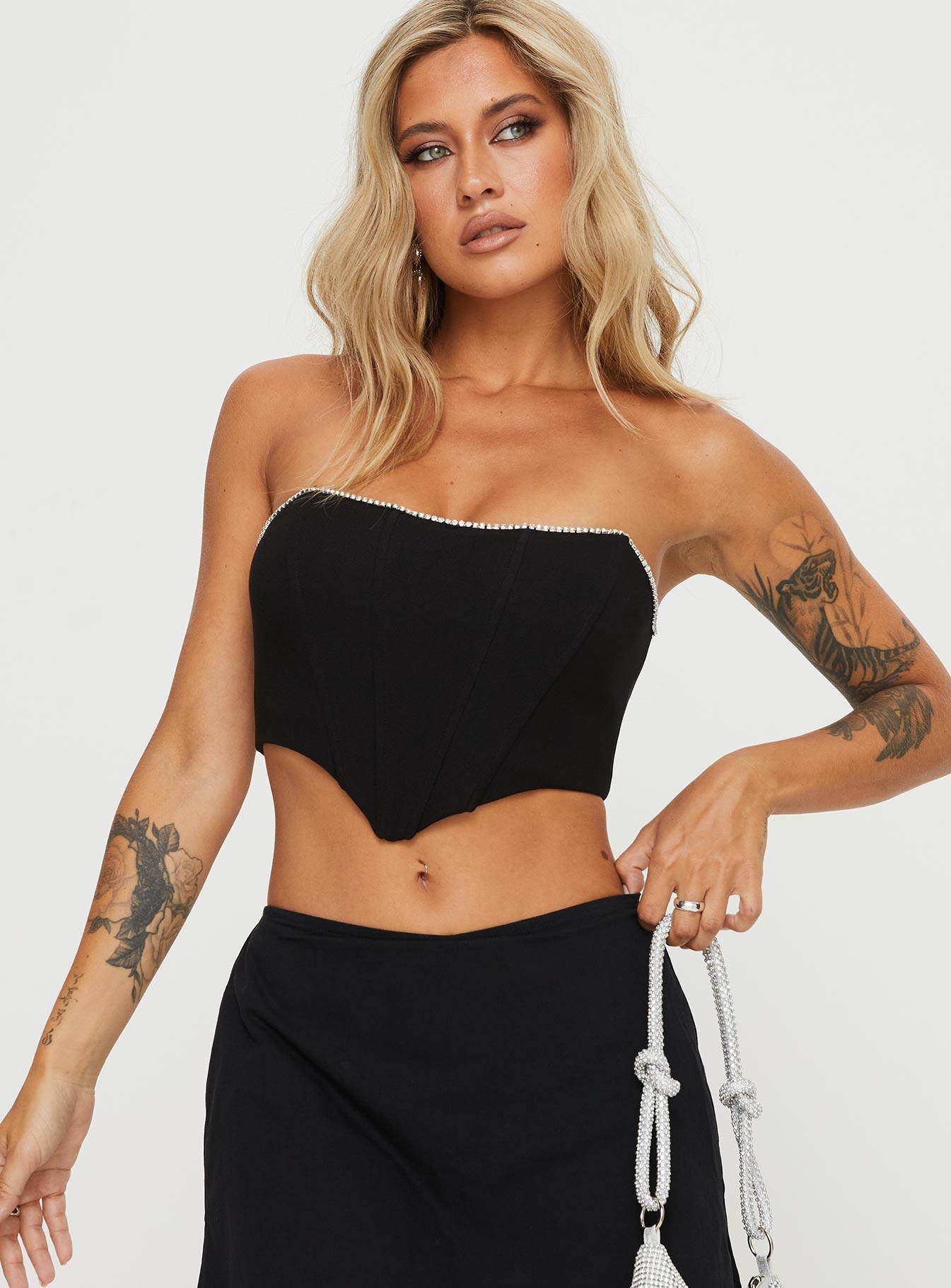 Rondi Strapless Top Black product image