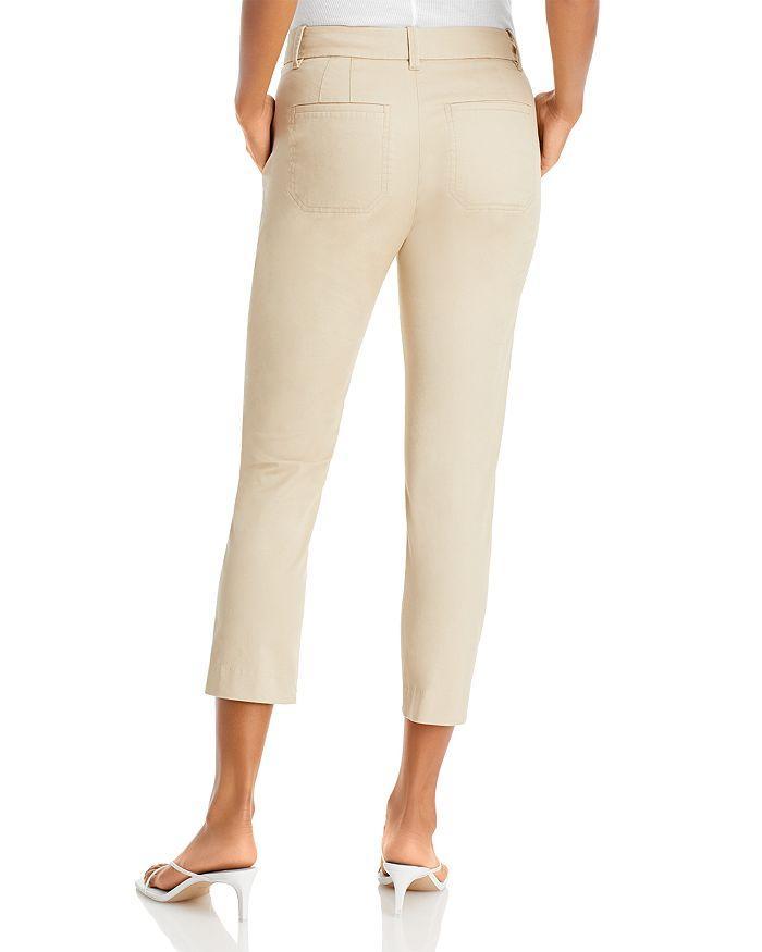 Coin Pocket Cropped Chinos In Latte Product Image