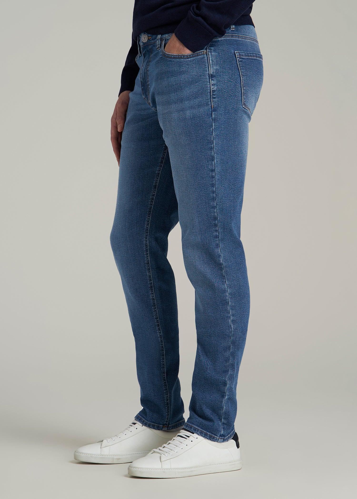 Dylan SLIM-FIT Jeans for Tall Men in Classic Mid Blue Male Product Image