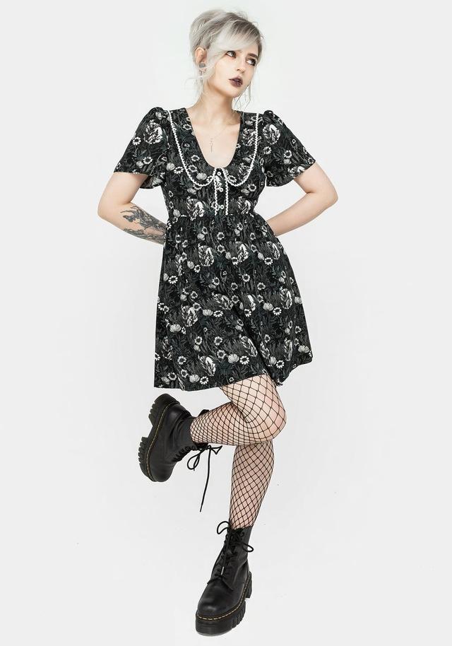 Nightbloom Collared Mini Dress Product Image