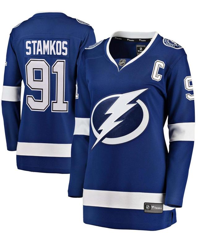 Womens Steven Stamkos Blue Home Breakaway Player Jersey - Blue Product Image