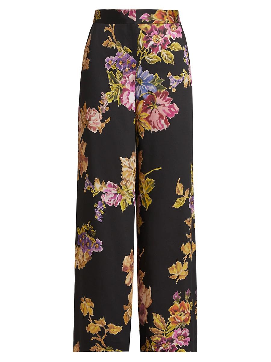 Womens Isaiah Floral High-Rise Pants Product Image