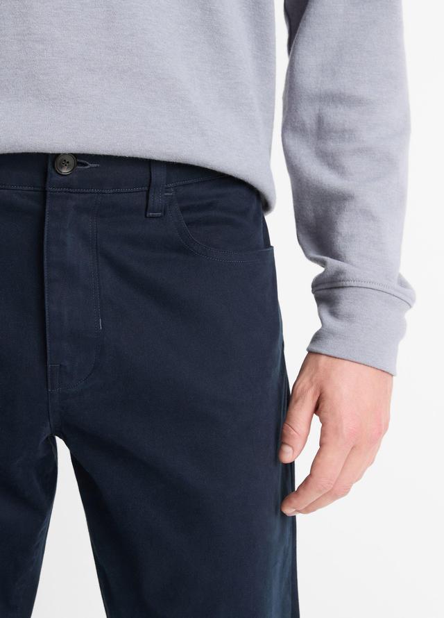 Dylan Slim 5-Pocket Peached Stretch-Cotton Pant Product Image