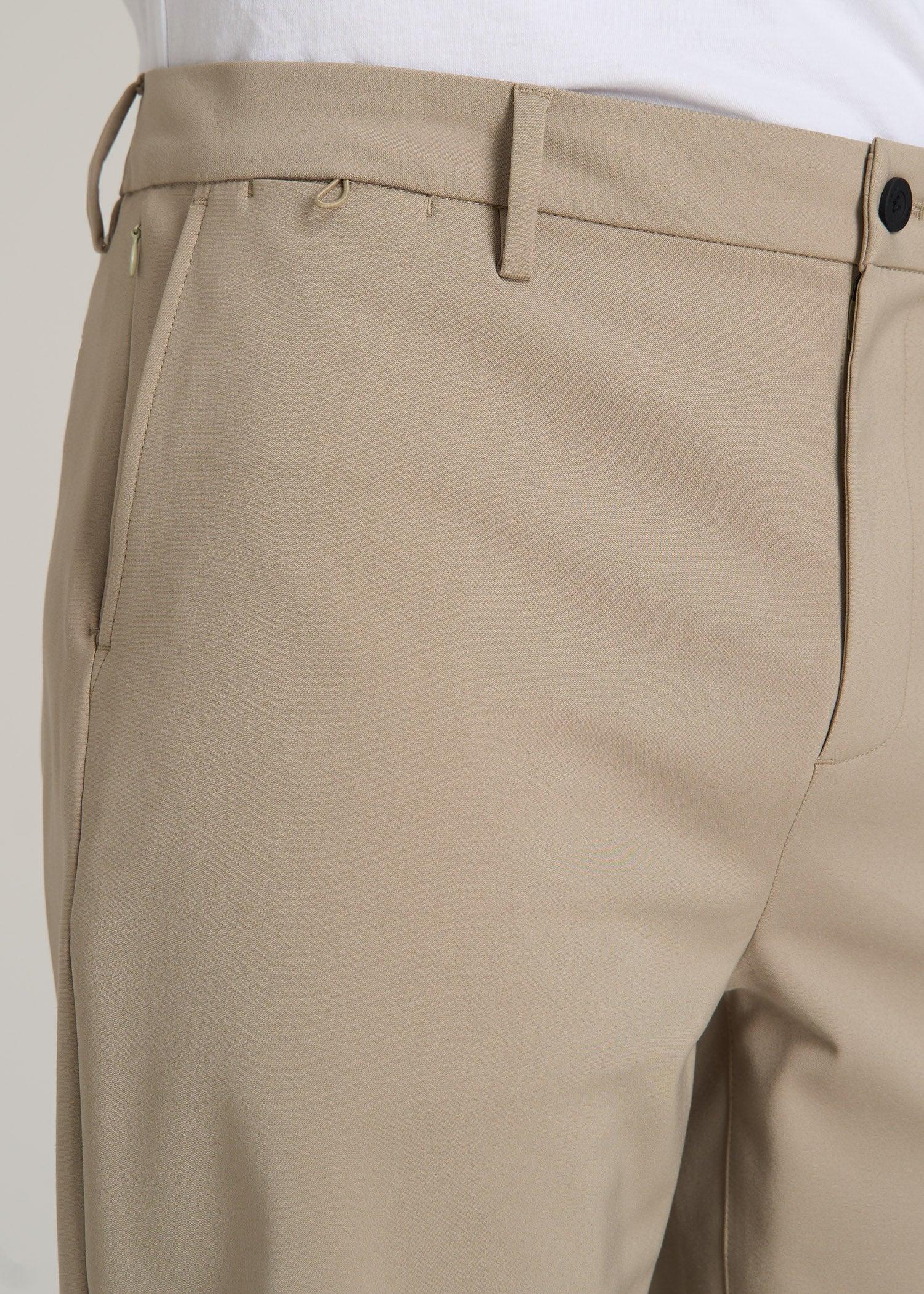 Tech Chino Shorts for Tall Men in Desert Khaki Male Product Image