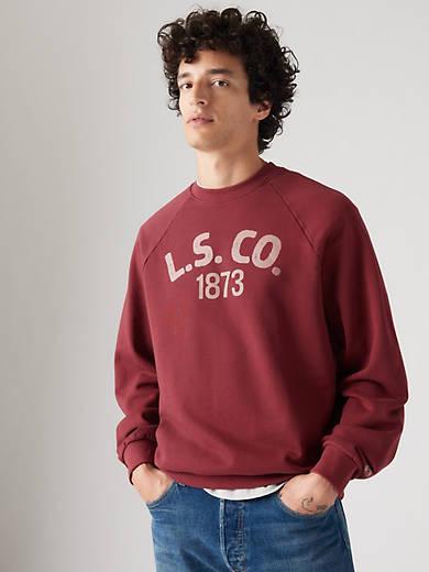 Raglan Graphic Crewneck Sweatshirt Product Image