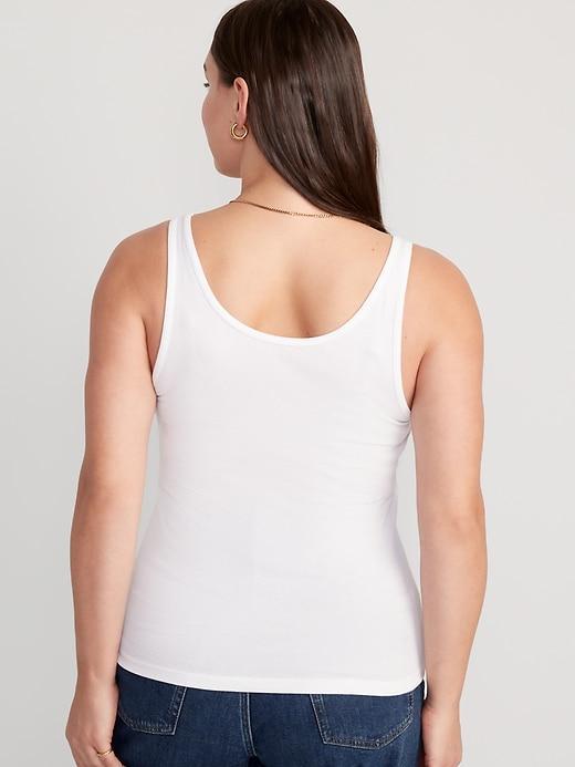 Rib-Knit First Layer Tank Top Product Image