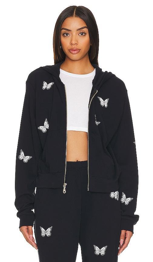 Lachelle Crop Zip Up Hoodie Product Image