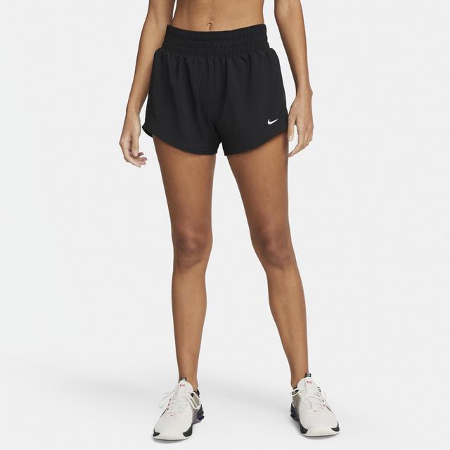 Nike Women's One Dri-FIT Mid-Rise 3" Brief-Lined Shorts Product Image