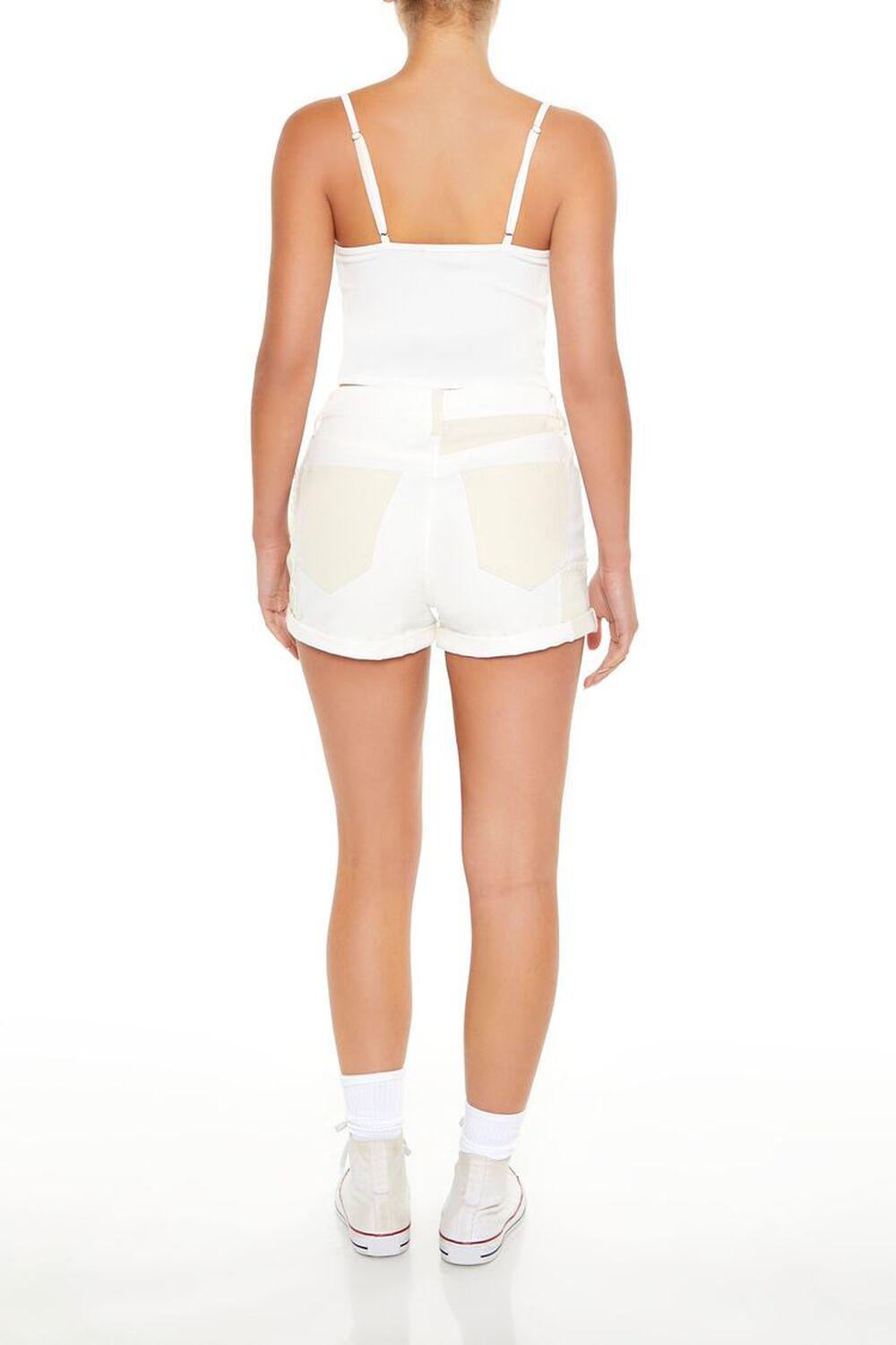 Reworked Colorblock Denim Shorts | Forever 21 Product Image