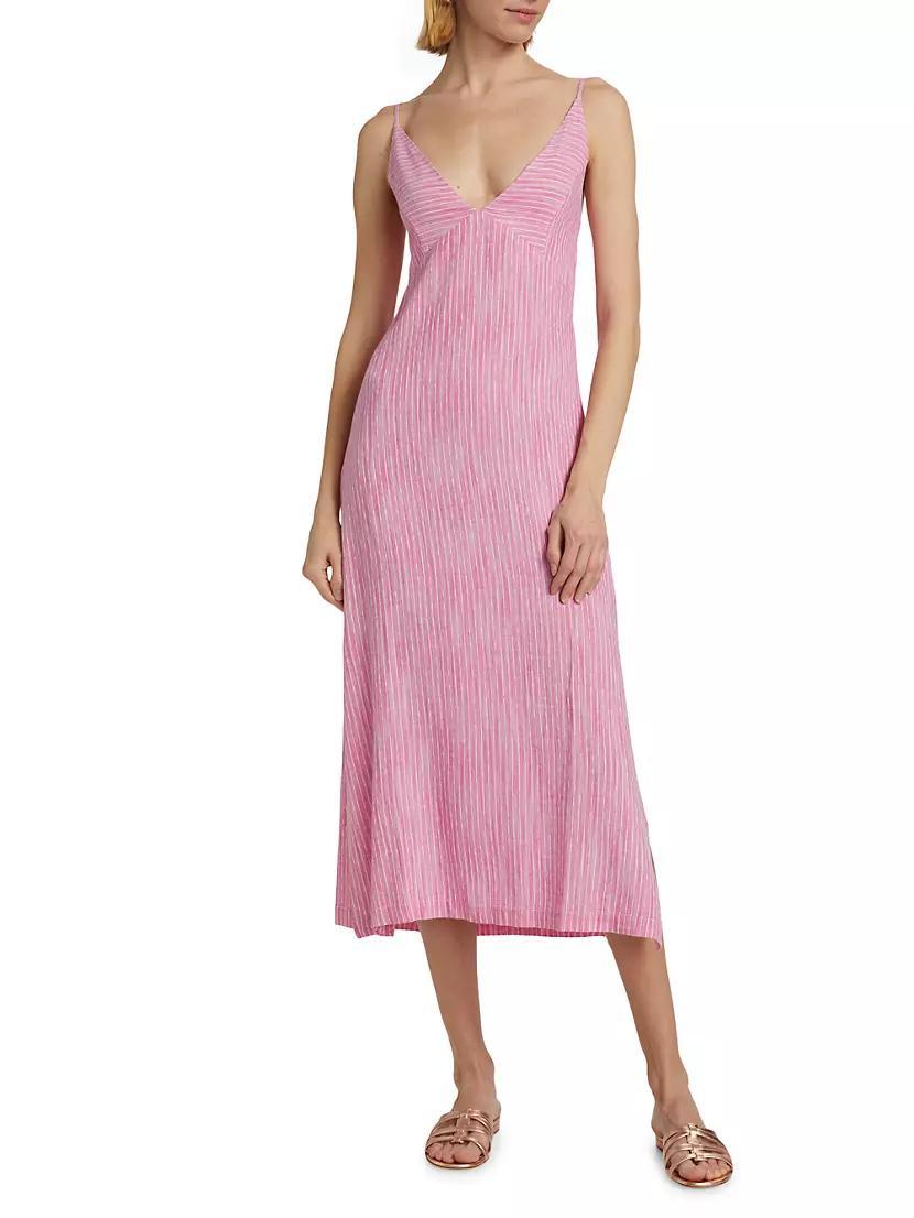 Chandler V-Neck Midi-Dress Product Image