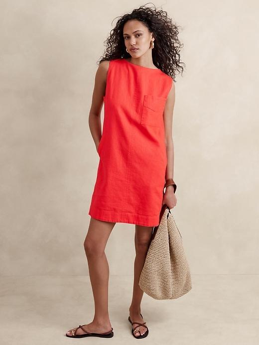 Hemp-Cotton Shift Dress Product Image