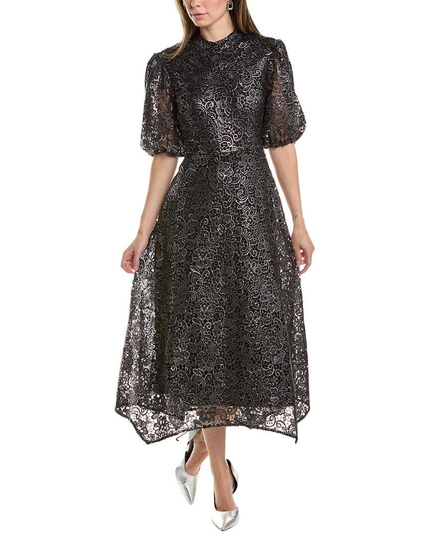 Camila Lace Maxi Dress In Metallic Product Image