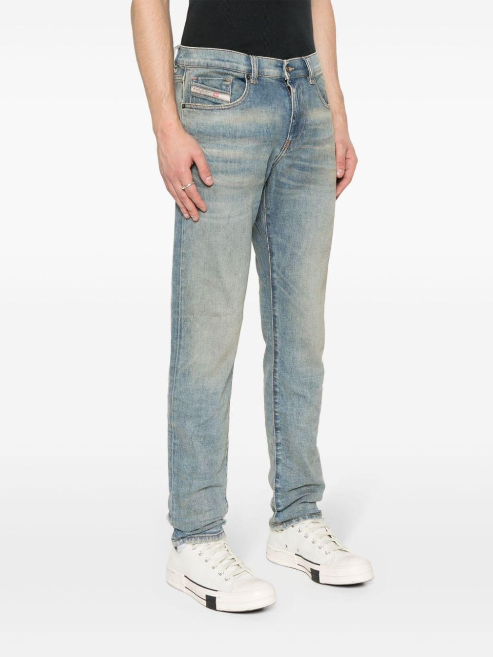 2019 D-strukt 09h50 Mid-rise Slim-fit Jeans In Blue Product Image