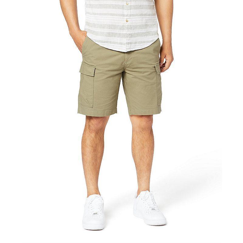 Big & Tall Dockers Straight-Fit Tech Cargo Shorts, Mens Green Product Image