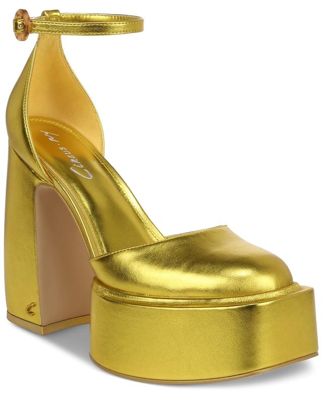 Circus Ny by Sam Edelman Womens Bailey Two-Piece Ankle-Strap Platform Pumps Product Image