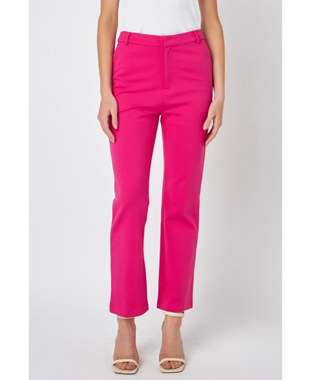 Womens High-waist Knit Pants Product Image