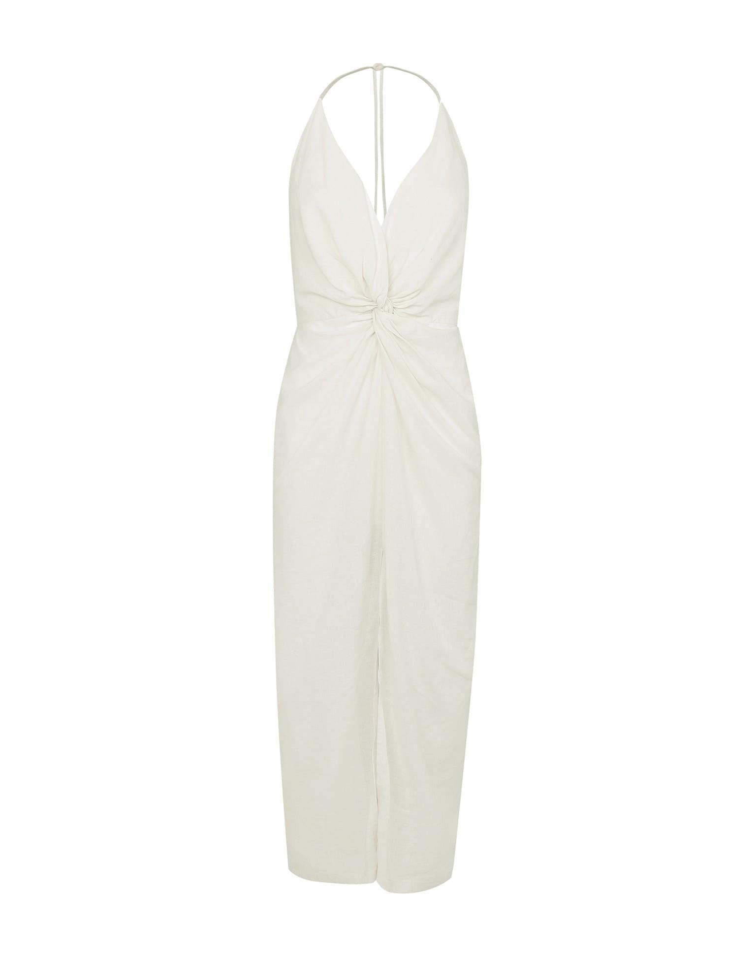 Kana Midi Dress - Off White Product Image