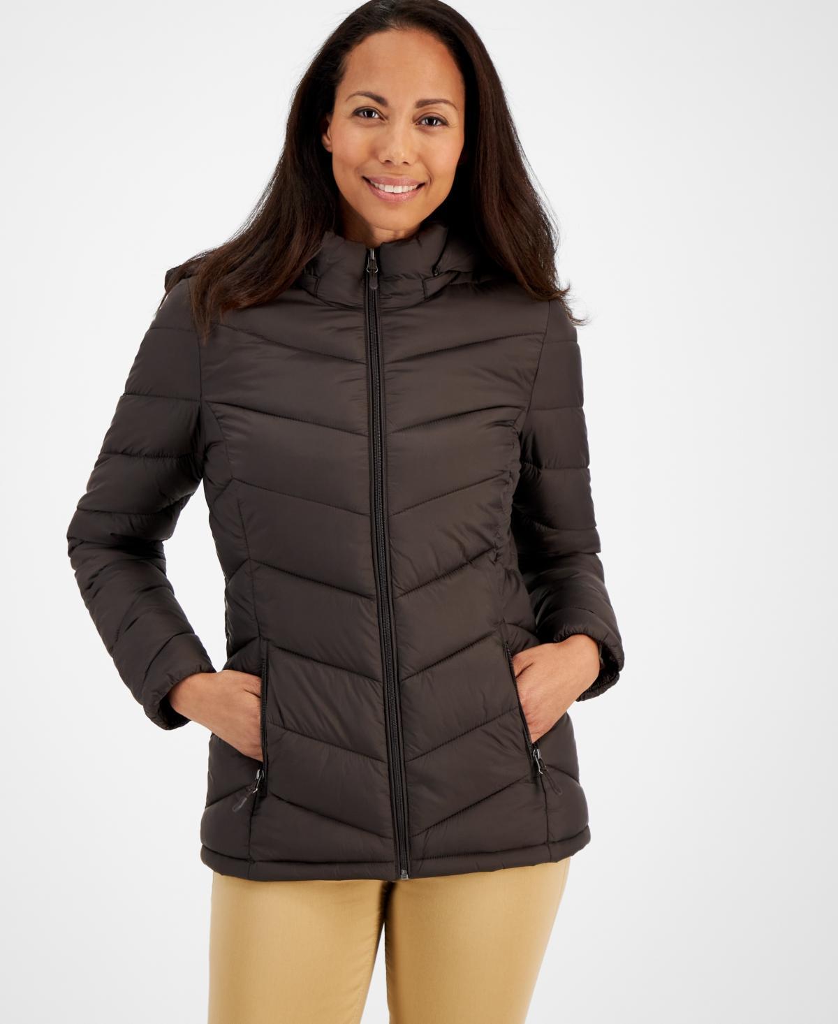 Charter Club Womens Packable Hooded Puffer Coat, Created for Macys Product Image