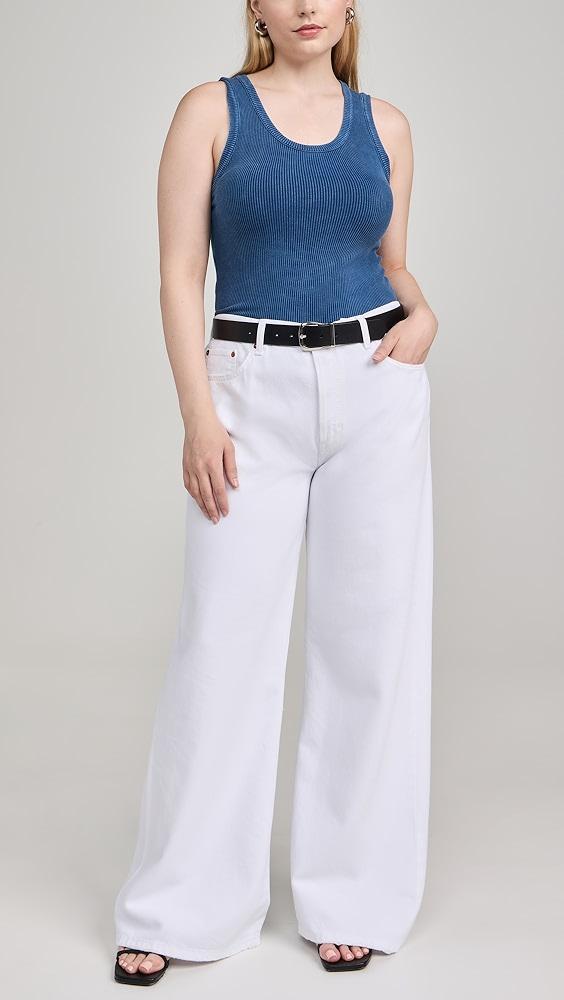 RE/DONE Mid Rise Palazzo Jeans | Shopbop Product Image